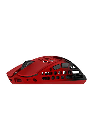 Hawk Gaming HM620 8K Hz 30000 DPI Tri-Mode Kablosuz/Bluetooth Siyah Kırmızı Gaming Mouse