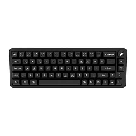 Hawk Gaming HK251B Membrane RGB Kablosuz/Bluetooth Siyah %65 Türkçe Gaming Klavye