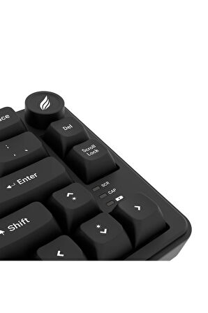 Hawk Gaming HK251B Membrane RGB Kablosuz/Bluetooth Siyah %65 Türkçe Gaming Klavye