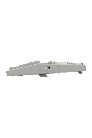 Hawk Gaming HK258RK Membrane LCD RGB Kablosuz/Bluetooth Kırmızı Haki Full Türkçe Gaming Klavye