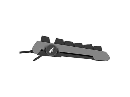 HAWK HK430 Mekanik Mavi Switch RGB Kablolu Metal Kasa Full Gaming Klavye
