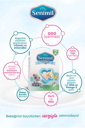 Senimil 2 Bebek Devam Sütü 800 gr (6-9 Ay)