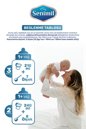 Senimil Senımıl 4 Çocuk Devam Sütü 800 gr (+1 Yaş)