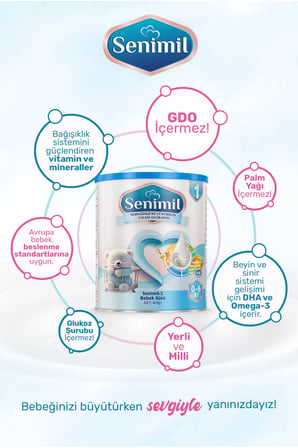 SENİMİL 1 BEBEK SÜTÜ 400 GR (0-6 AY) 12 Lİ AVANTAJ PAKETİ