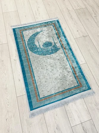 Çocuk Seccadesi Mavi 50x80 Ebat