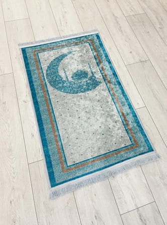 Çocuk Seccadesi Mavi 60X100 Ebat
