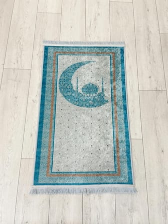 Çocuk Seccadesi Mavi 60X100 Ebat