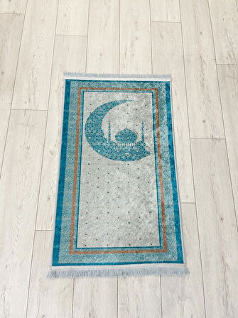 Çocuk Seccadesi Mavi 60X100 Ebat