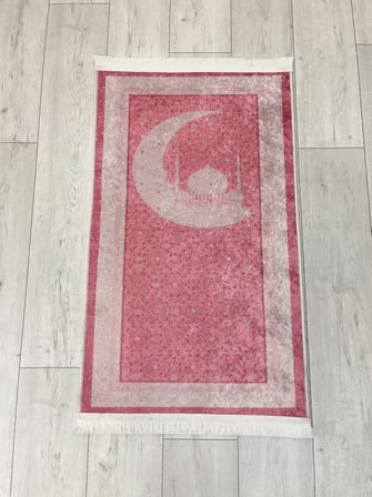 Çocuk Seccadesi Pembe 60X100 Ebat