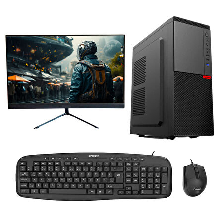 RotamPC-Rt0223 İ5 13.Nesil 13600KF 8Gb Ddr4 Ram 256Gb Ssd "21.5 Masaüstü Bilgisayar