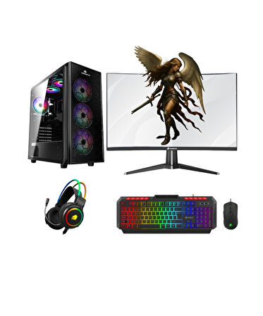 GameBooster Gb-1841 Ryzen 7 9800X3D 32Gb Ddr5 1Tb M2 Nvme Rx7700Xt Vga " 32 Monitör Gaming Pc