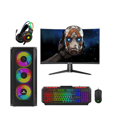GameBooster Gb-1817 Ryzen 7 9800X3D 32Gb Ddr5 1Tb M2 Nvme 5060Tİ Vga " 32 Monitör Gaming Pc