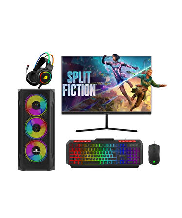 GameBooster Gb-1815 Ryzen 7 9800X3D 32Gb Ddr5 1Tb M2 Nvme 5060Tİ Vga " 23.8 Monitör Gaming Pc