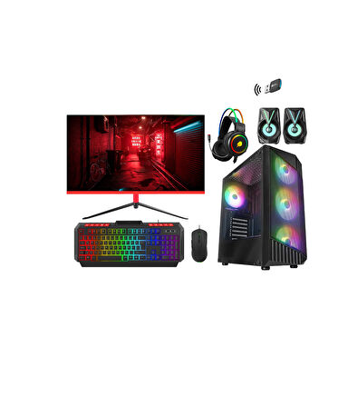 RotamPC-Rt02893 İ5 14.Nesil 14400F 16Gb Ddr5  Ram 512Gb M2 Nvme 8Gb RX580 Vga "27 Oyun Bilgisayarı