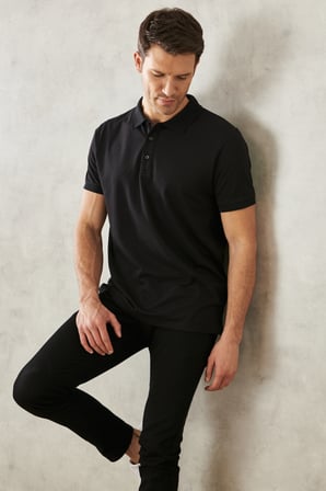 5'li Paket  Pamuklu Kumaş Slim Fit Polo Yaka Tişört