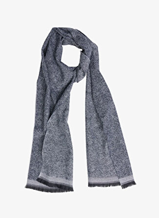 Altınyıldız Classics Lacivert - Gri Erkek Atkı ACE282610004_LAG