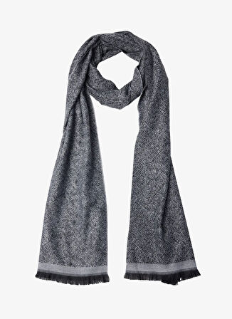 Altınyıldız Classics Siyah - Gri Erkek Atkı ACE282610004_syg