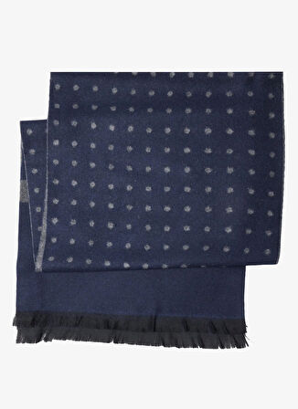 Altınyıldız Classics Lacivert - Gri Erkek Atkı ACE282610015_LAG