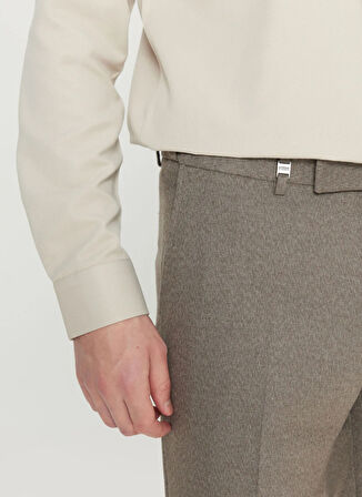 Altınyıldız Classics Lastikli Bel Duble Paça Slim Fit Vizon Erkek Pantolon ACE001261366_VIZ