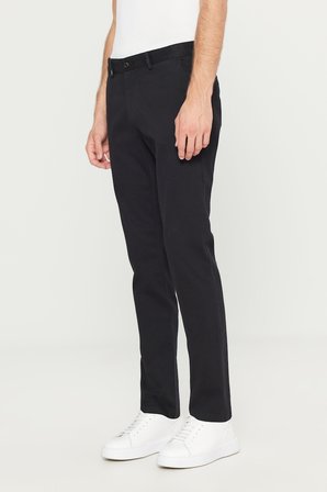 Pamuklu Slim Fit Dar Kesim Yan Cep Armürlü Esnek Casual Pantolon