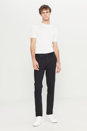 Pamuklu Slim Fit Dar Kesim Yan Cep Armürlü Esnek Casual Pantolon