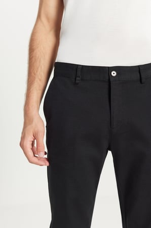 Pamuklu Slim Fit Dar Kesim Yan Cep Armürlü Esnek Casual Pantolon