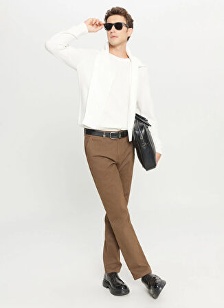 Altınyıldız Classics Normal Bel Normal Paça Regular Fit Açık Kahve Erkek Pantolon ACE001261485_AKH