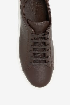 %100 Deri Rahat Taban Esnek Sneaker Ayakkabı