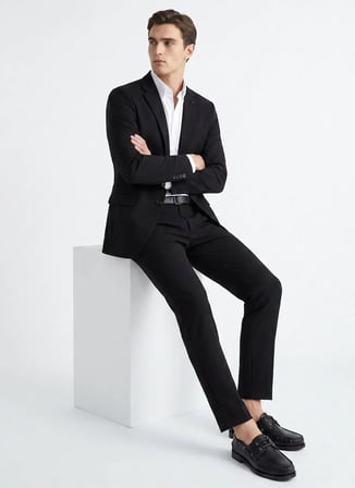 Altınyıldız Classics Siyah Erkek Slim Fit Takım Elbise 4A3010001101_SYH