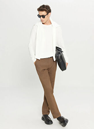 Altınyıldız Classics Bisiklet Yaka Standart Ekru Erkek Kazak ACE049261266_EKR