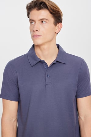 Standart Fit Normal Kesim Polo Yaka Tişört