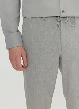 Altınyıldız Classics Bağlamalı Bel Normal Paça Jogger Gri Erkek Pantolon ACE001261525_GRI
