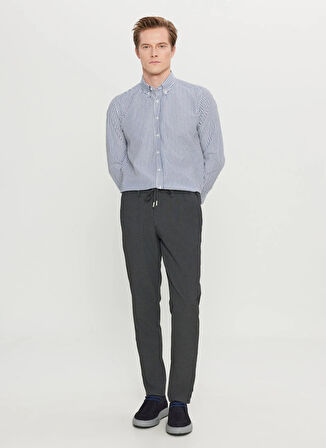 Altınyıldız Classics Bağlamalı Bel Normal Paça Jogger Antrasit Erkek Pantolon ACE001261525_ATR