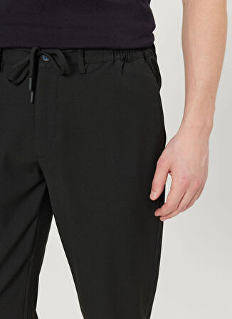 Altınyıldız Classics Bağlamalı Bel Normal Paça Jogger Siyah Erkek Pantolon ACE001261525_SYH