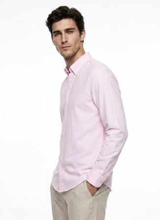 Altınyıldız Classics Pembe Erkek Tailored Fit Gömlek ACE201000177_PMB