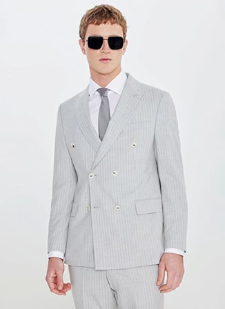 Altınyıldız Classics Gri Erkek Slim Fit Takım Elbise ACE030262245
