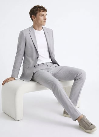 Altınyıldız Classics Gri Erkek Slim Fit Takım Elbise ACE030262242