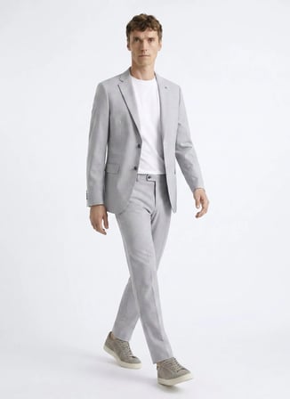 Altınyıldız Classics Gri Erkek Slim Fit Takım Elbise ACE030262242