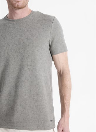 Altınyıldız Classics Gri Erkek Bisiklet Yaka Slim Fit T-Shirt ACE091262300
