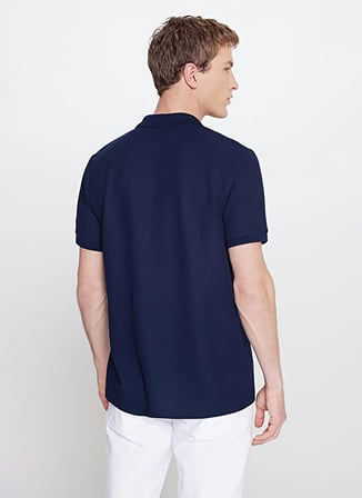 Altınyıldız Classics Lacivert Erkek Slim Fit Polo T-Shirt ACE091262302