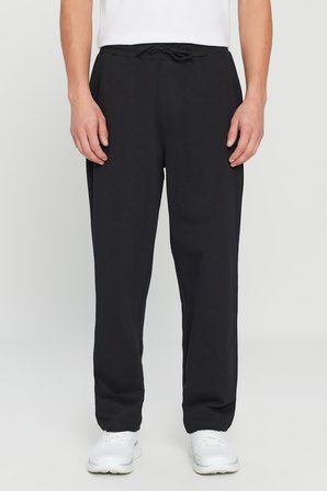 Pamuklu Baggy Fit Rahat Kesim Beli Bağlamalı Yan Cepli Örme Eşofman Altı