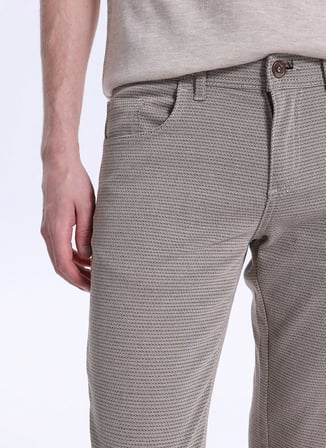 Altınyıldız Classics Normal Bel Normal Paça Slim Fit Vizon Erkek Pantolon ACE001261003_VIZ