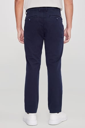 Pamuklu Slim Fit Dar Kesim Yan Cepli Esnek Chino Pantolon