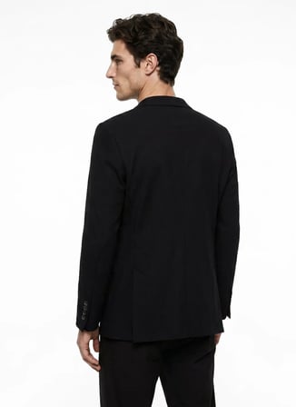 Altınyıldız Classics Siyah Erkek Slim Fit Ceket ACE004262681_SYH