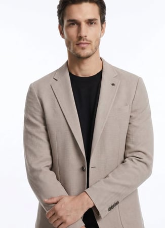 Altınyıldız Classics Kahverengi Erkek Slim Fit Ceket ACE004262518