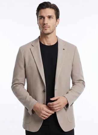 Altınyıldız Classics Kahverengi Erkek Slim Fit Ceket ACE004262518