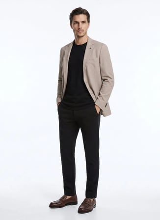 Altınyıldız Classics Kahverengi Erkek Slim Fit Ceket ACE004262518