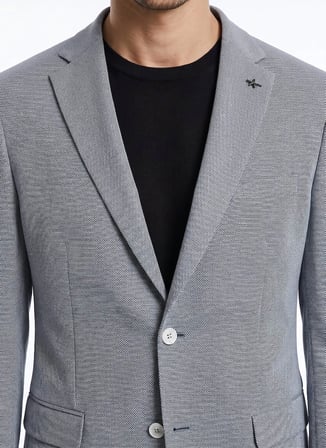 Altınyıldız Classics Gri Erkek Slim Fit Ceket ACE004262683
