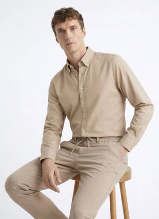 Altınyıldız Classics Lacivert Erkek Tailored Fit Gömlek ACE201262053