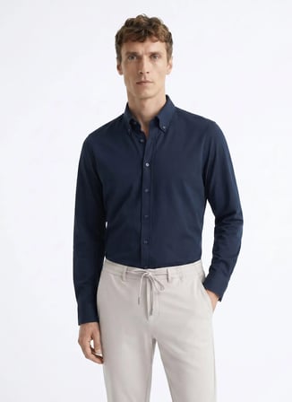 Altınyıldız Classics Lacivert Erkek Tailored Fit Gömlek ACE201262053